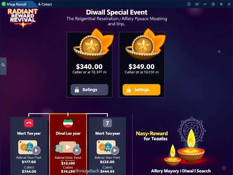 Diwali Festival Game Event Diwali Special Event in Radiant Reward Revival